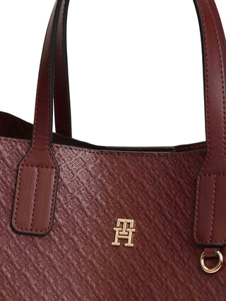 BORSA A MANO DONNA - TOMMY HILFIGER BORDEAUX - AW0AW18923 4