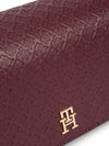 TRACOLLA DONNA - TOMMY HILFIGER BORDEAUX - AW0AW18997 3