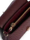 TRACOLLA DONNA - TOMMY HILFIGER BORDEAUX - AW0AW18997 4