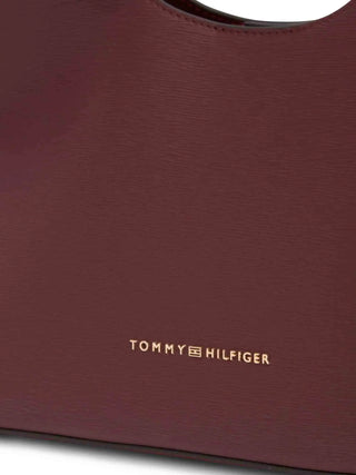 TOTE DONNA - TOMMY HILFIGER BORDEAUX - AW0AW19037 4