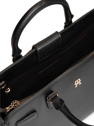 DAMEN HANDTASCHE - TOMMY HILFIGER SCHWARZ - AW0AW19067 3