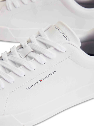 SNEAKERS UOMO - TOMMY HILFIGER BIANCO-NAVY - FM0FM05367 3