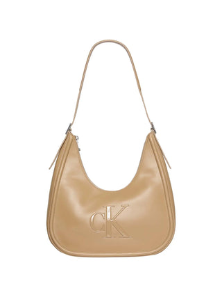 BORSA A SPALLA DONNA - CALVIN KLEIN BEIGE - LV04F3427G 1