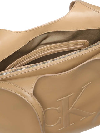 BORSA A SPALLA DONNA - CALVIN KLEIN BEIGE - LV04F3562G 3