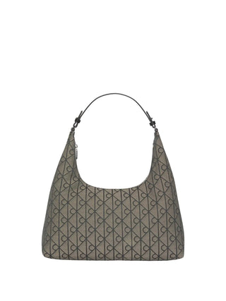 BORSA A MANO DONNA - CALVIN KLEIN BEIGE-NERO - LV04F3635G