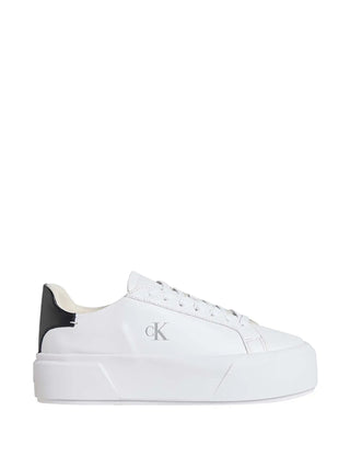 SNEAKERS DONNA - CALVIN KLEIN BIANCO-NERO - YW0YW01928