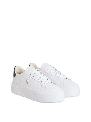 SNEAKERS DONNA - CALVIN KLEIN BIANCO-NERO - YW0YW01928 2