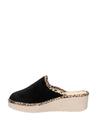 CIABATTA DONNA - RIPOSELLA NERO - BASILIA I WC00BX 4