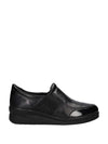 SLIP ON DONNA - RIPOSELLA NERO - MANUELA I WC02BX 1
