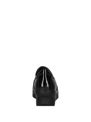 SLIP ON DONNA - RIPOSELLA NERO - MANUELA I WC02BX 5