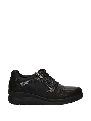 SNEAKERS DONNA - RIPOSELLA NERO - MANUELA I WC05BX