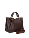 BORSA A MANO DONNA - BRACCIALINI MARRONE - B19201-YY 3
