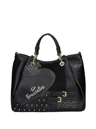 BORSA A MANO DONNA - BRACCIALINI NERO - B19202-YY