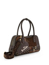 BORSA A SPALLA DONNA - BRACCIALINI MARRONE - B19204-YY 2