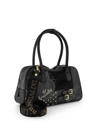 BORSA A SPALLA DONNA - BRACCIALINI NERO - B19204-YY 2