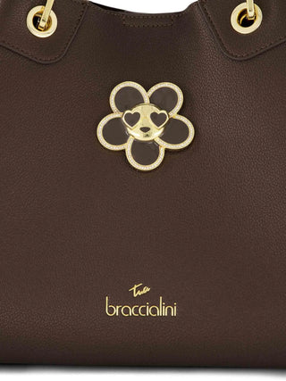 BORSA A MANO DONNA - BRACCIALINI MARRONE - B19212-YY 3