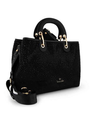 BORSA A MANO DONNA - BRACCIALINI NERO - B19240-YY 2