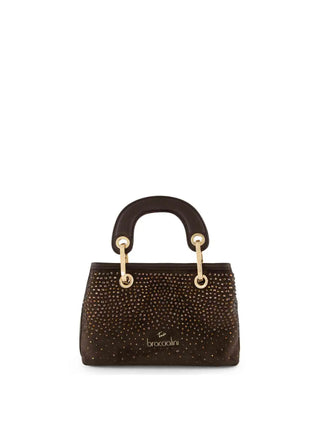 BORSA A MANO DONNA - BRACCIALINI MARRONE - B19242-YY