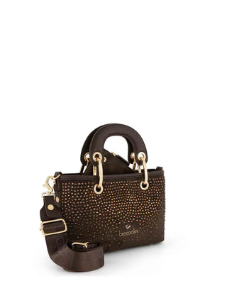 BORSA A MANO DONNA - BRACCIALINI MARRONE - B19242-YY 2