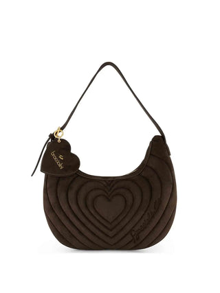 BORSA A SPALLA DONNA - BRACCIALINI MARRONE - B19255-YY