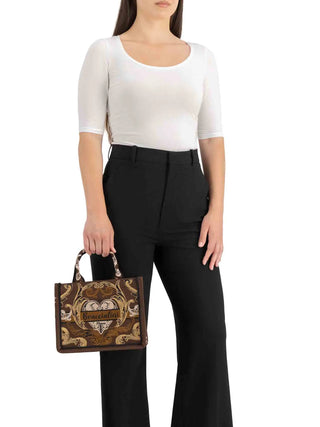 BORSA A MANO DONNA - BRACCIALINI MARRONE - B19281-TY 5
