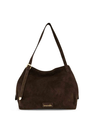 BORSA A SPALLA DONNA - BRACCIALINI MARRONE - B19373-PP