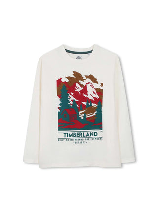 T-SHIRT BAMBINO - TIMBERLAND AVORIO - T61055 1