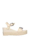 DAMENSANDALE - SARA LOPEZ CREME - SL51SA 301P 1