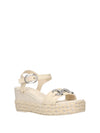 DAMENSANDALE - SARA LOPEZ CREME - SL51SA 301P 2