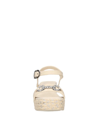 DAMENSANDALE - SARA LOPEZ CREME - SL51SA 301P 3