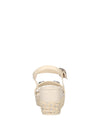 DAMENSANDALE - SARA LOPEZ CREME - SL51SA 301P 5