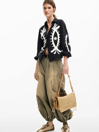 BORSA A SPALLA DONNA - DESIGUAL NATURALE - 26SAXO03 7
