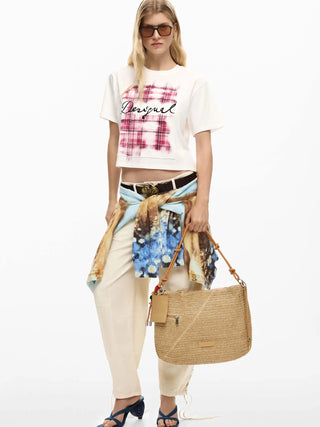 BORSA A SPALLA DONNA - DESIGUAL NATURALE - 26SAXO04 7