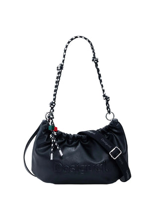 BORSA A SPALLA DONNA - DESIGUAL NERO - 26SAXP51