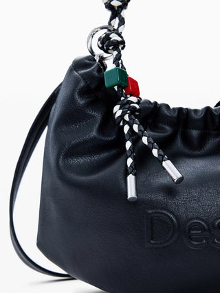BORSA A SPALLA DONNA - DESIGUAL NERO - 26SAXP51 4
