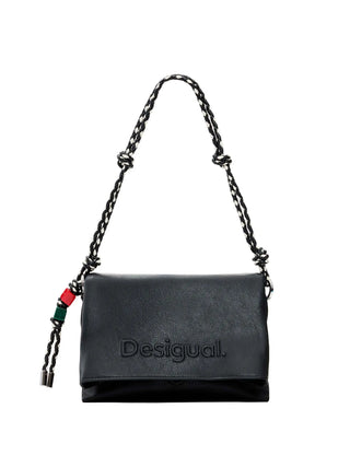 BORSA A SPALLA DONNA - DESIGUAL NERO - 26SAXP61