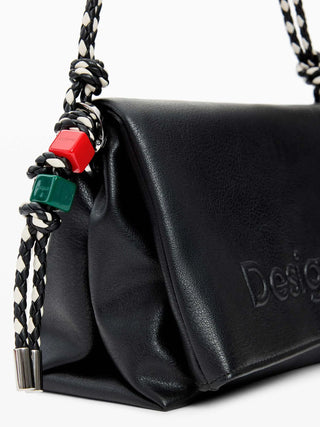 BORSA A SPALLA DONNA - DESIGUAL NERO - 26SAXP61 4