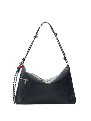 BORSA A SPALLA DONNA - DESIGUAL NERO - 26SAXP66