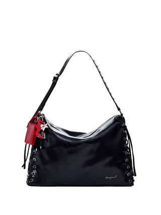 BORSA A SPALLA DONNA - DESIGUAL NERO - 26SAXP86