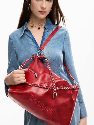 BORSA A MANO DONNA - DESIGUAL ROSSO - 26SAXPA8 6