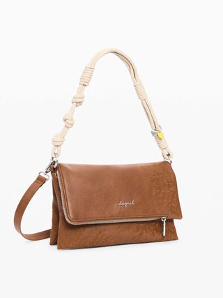 BORSA A SPALLA DONNA - DESIGUAL MARRONE - 26SAXPB8 2