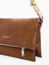 BORSA A SPALLA DONNA - DESIGUAL MARRONE - 26SAXPB8 4
