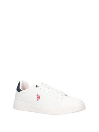 SNEAKERS UOMO - US POLO ASSN. BIANCO-BLU - BYRON006M/6YM1 2
