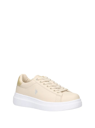 SNEAKERS DONNA - US POLO ASSN. CREMA - CODY016W/6Y1 2