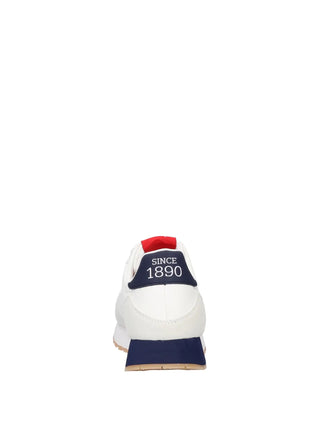 SNEAKERS UOMO - US POLO ASSN. BIANCO-BLU - DENI001M/6YH1 5