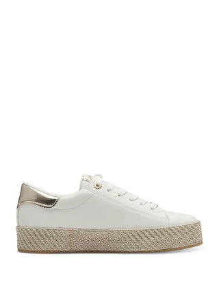 SNEAKERS DONNA - TAMARIS BIANCO-ORO - 1-23713-42 1