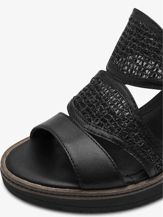 SANDALO DONNA - TAMARIS NERO - 1-28337-46 3
