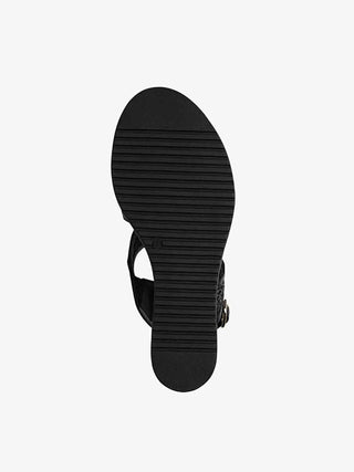 SANDALO DONNA - TAMARIS NERO - 1-28337-46 5