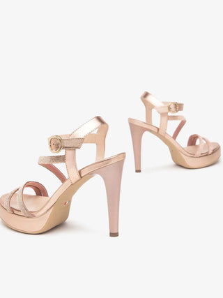 SANDALO DONNA - NERO GIARDINI ROSA - E513150DE 4
