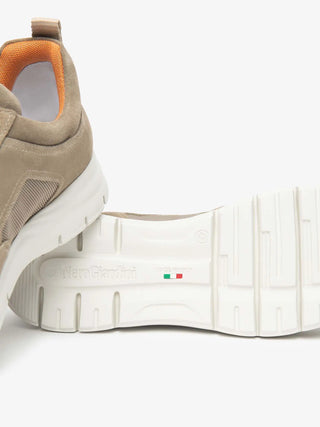 SNEAKERS UOMO - NERO GIARDINI TAUPE - E601091U 4